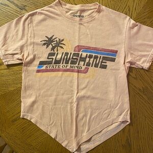 American Highway M Graphic Cropped Tee